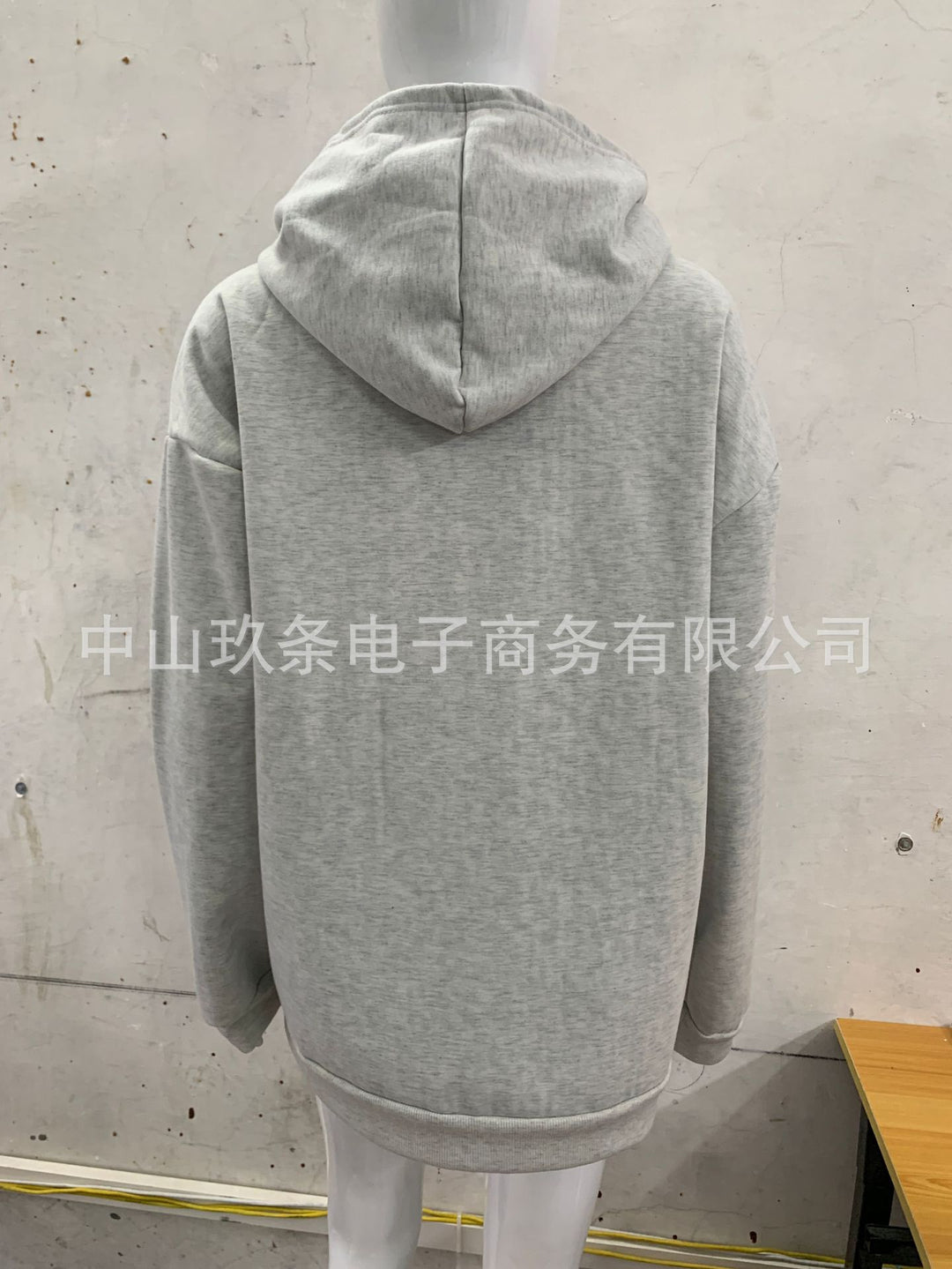 Reversible retro leopard print zip-up hooded sweatshirt