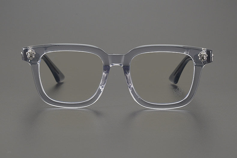 Chrome Hearts large frame clear lens glasses