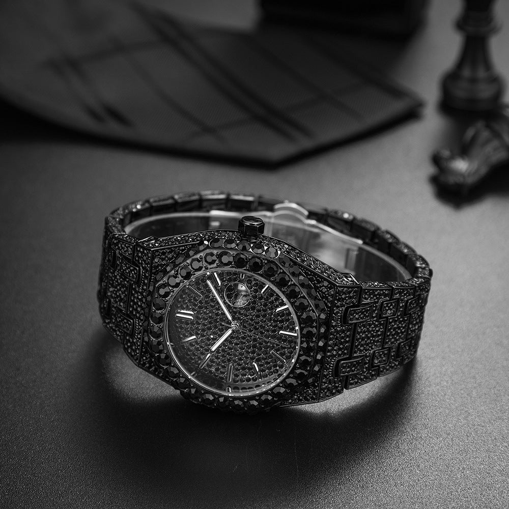 "Starry Sky" Diamond-Set Men's Quartz Watch