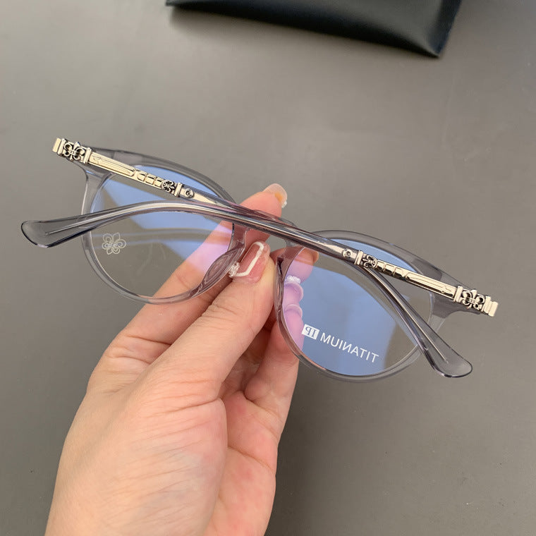 Chrome Hearts retro large frame versatile glasses