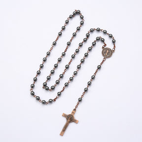 Hematite Cross Necklace