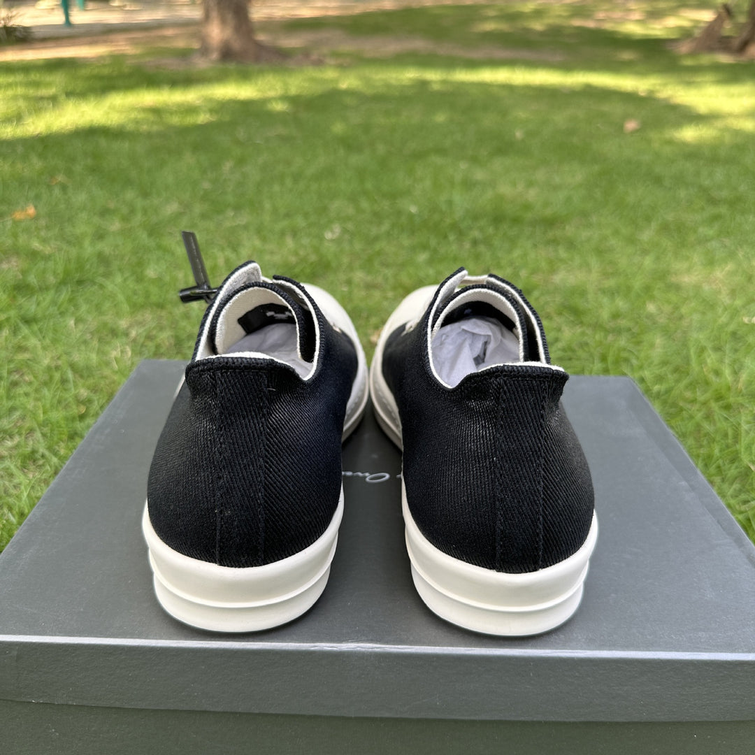Low-Top Men's Shoes Casual Thick-Soled Canvas Sneakers