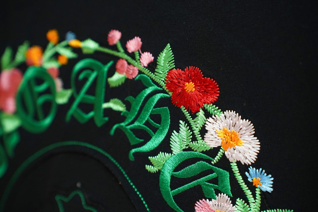 Chrome Hearts Colorful Tree Planting Garden Embroidery T-Shirt