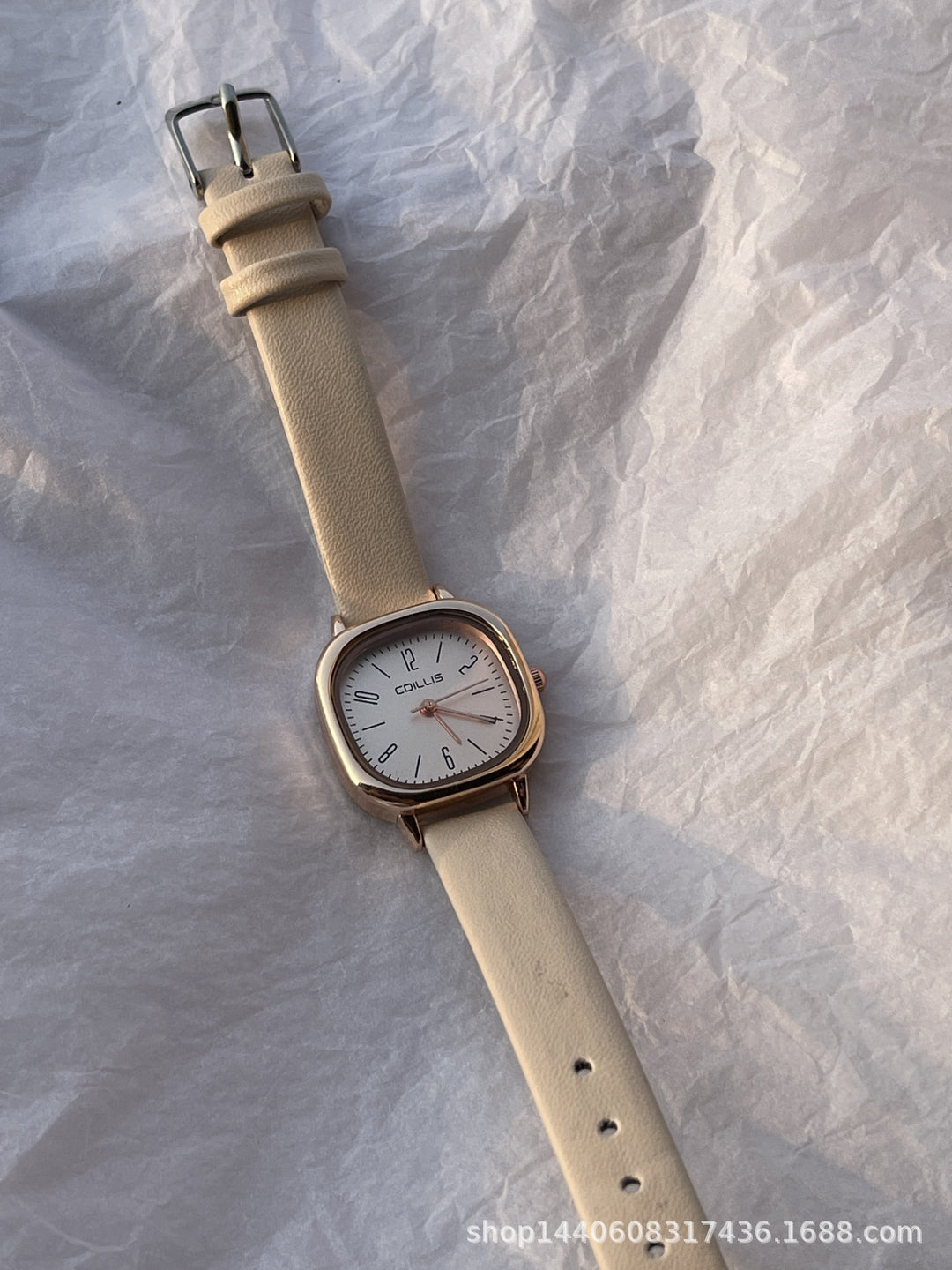 Retro British-Style Leather-Strap Watch for Students