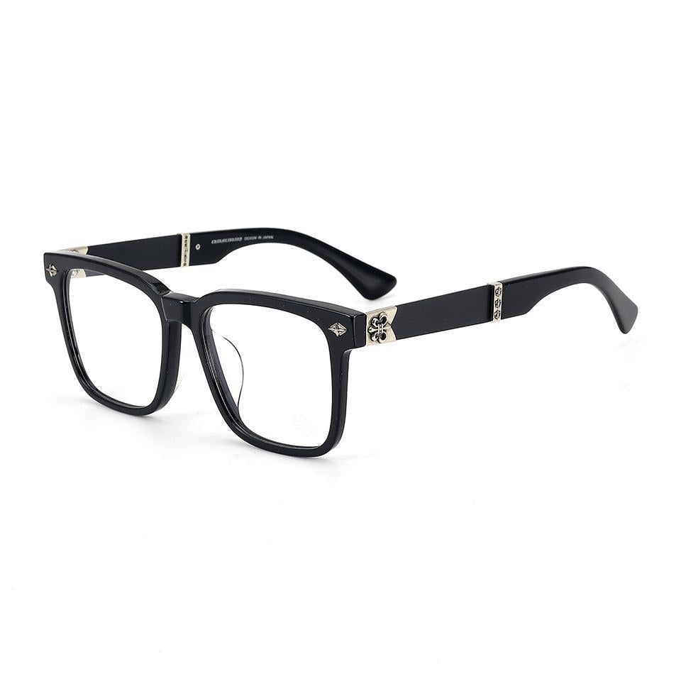 Chrome Hearts Acetate Pure Titanium Square Frame Eyeglasses