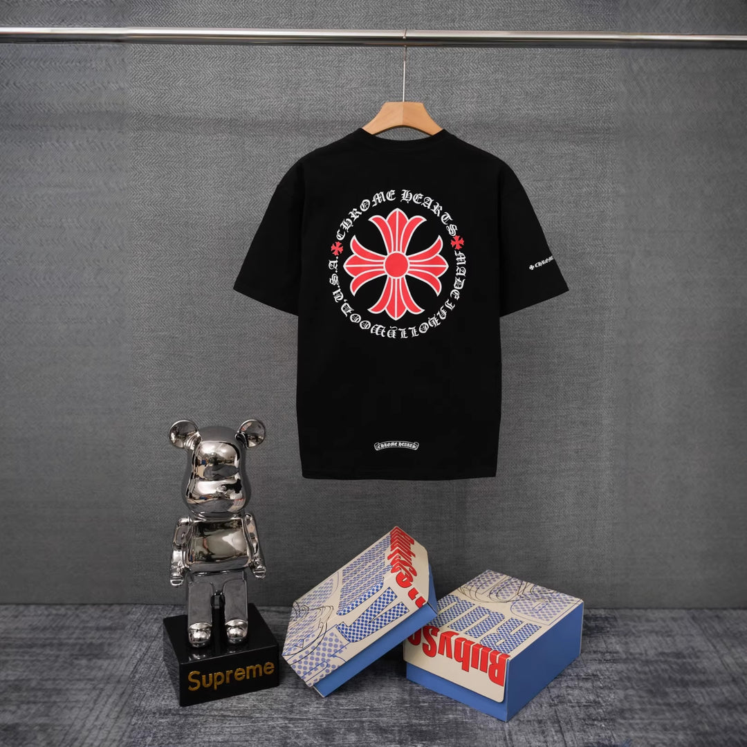 Chrome Hearts Summer Printed T-Shirt Short-Sleeve