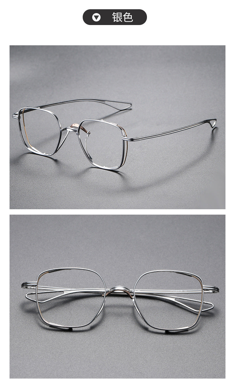Trendy Design Handcrafted Titanium Eyeglass Frames