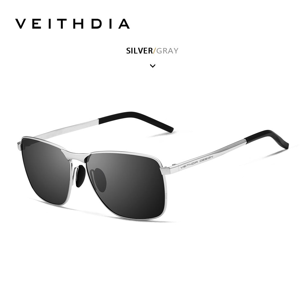 Laser-etchable men's polarized anti-UV sunglasses