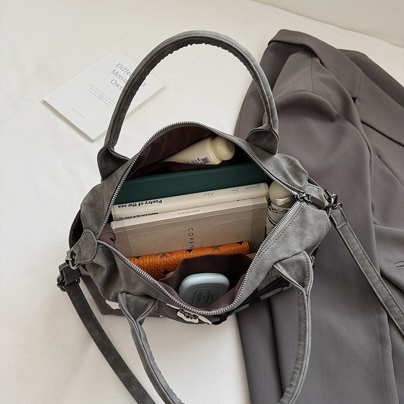 Chrome Hearts grey Patchwork Travel Bag