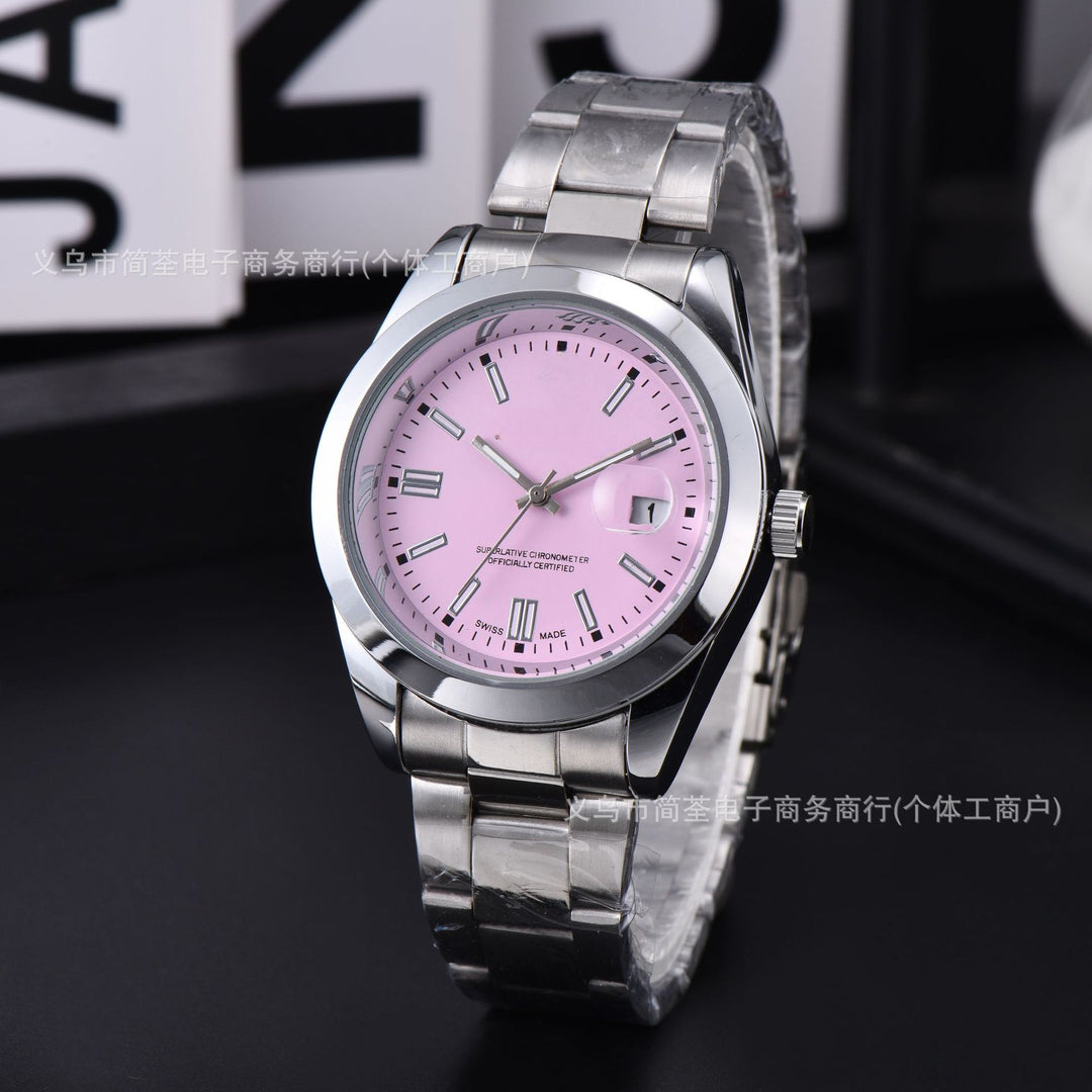 Quartz Couples' Watches with Candy Colored Dials