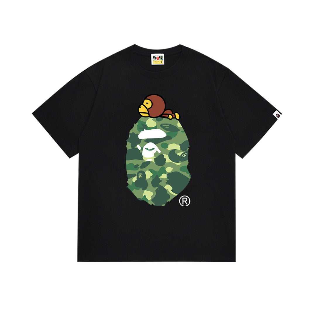 BAPE Summer Camouflage Ape Head Short-Sleeve T-Shirt