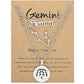 Zodiac Necklace Vintage English Star Image Pendant Three Piece Jewelry Set