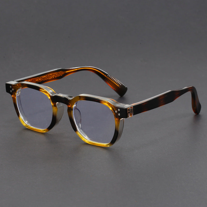 Classic retro square blue light blocking glasses