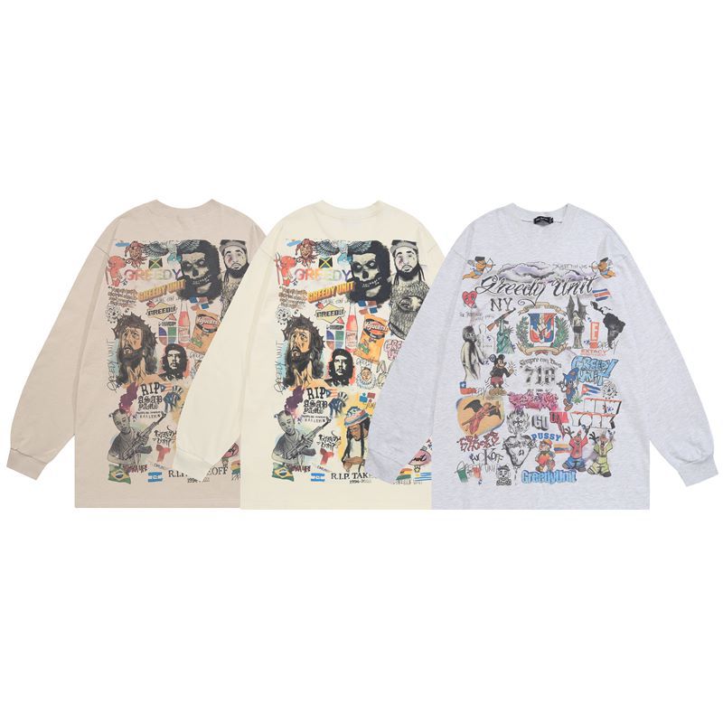 Vintage West Coast Pullover Long-Sleeve Top