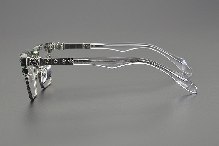 Chrome Hearts Style Hand-Carved Eyewear
