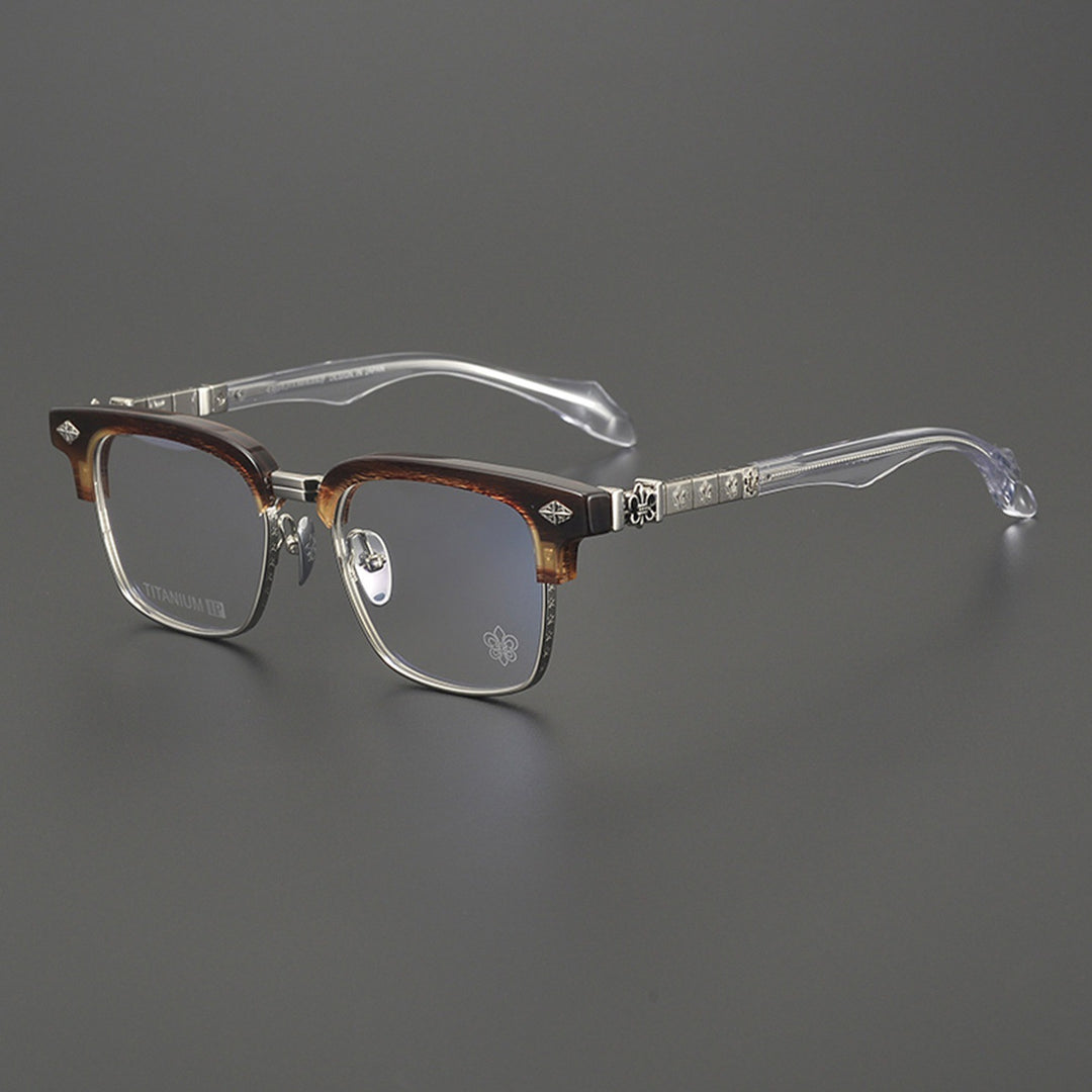 Chrome Hearts Hand-Carved Business Eyeglasses