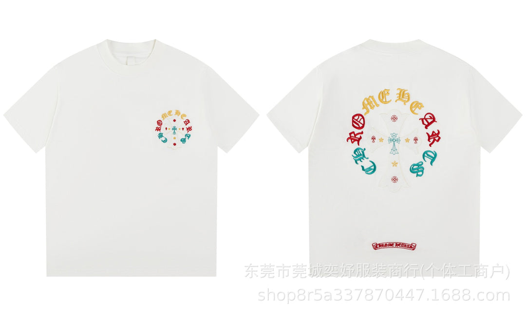 Chrome Hearts Sanskrit Print Short-Sleeve T-Shirt