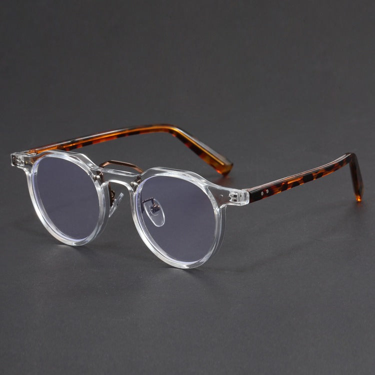 Hexagonal-rimmed aviator style sunglasses.