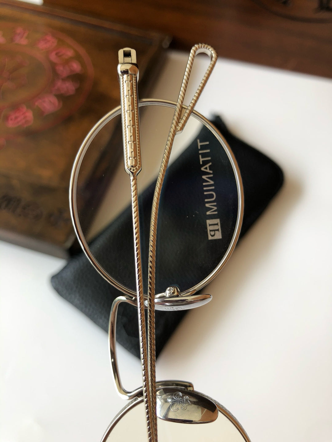 Chrome Hearts Dark Aesthetic Metal Optical Glasses