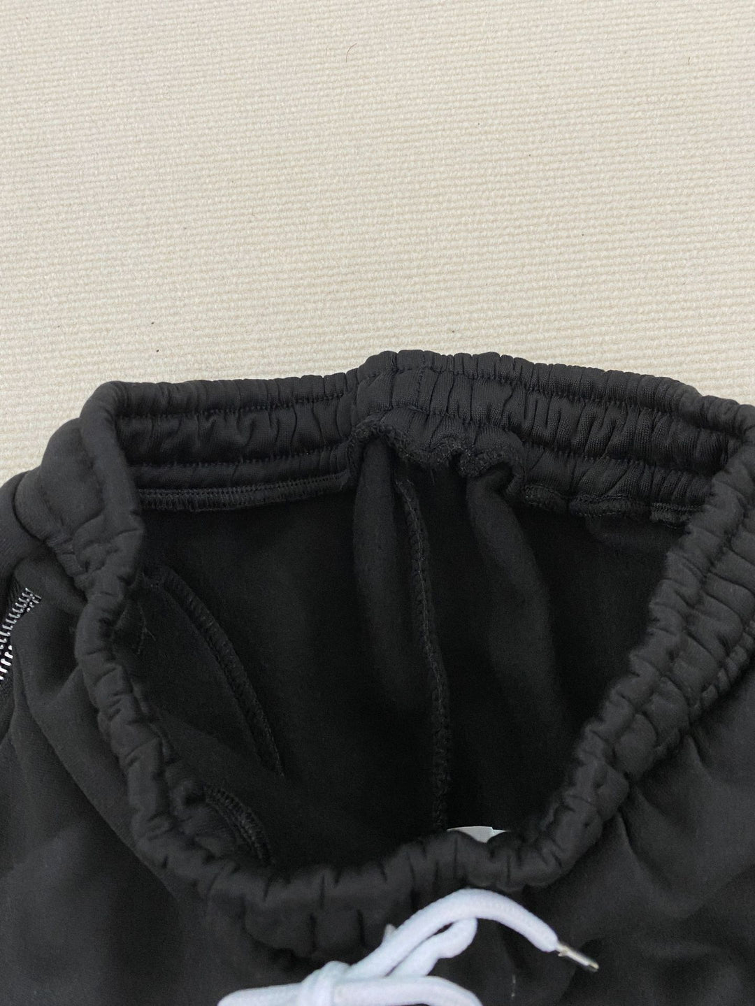 Heavy-duty Knitted Zipper Street Style Trousers