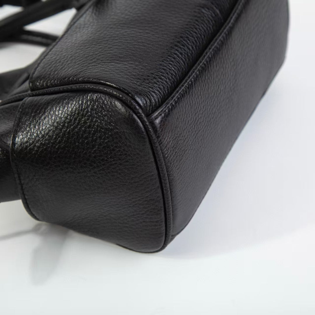 Chrome Hearts bowling tote bag, genuine leather.