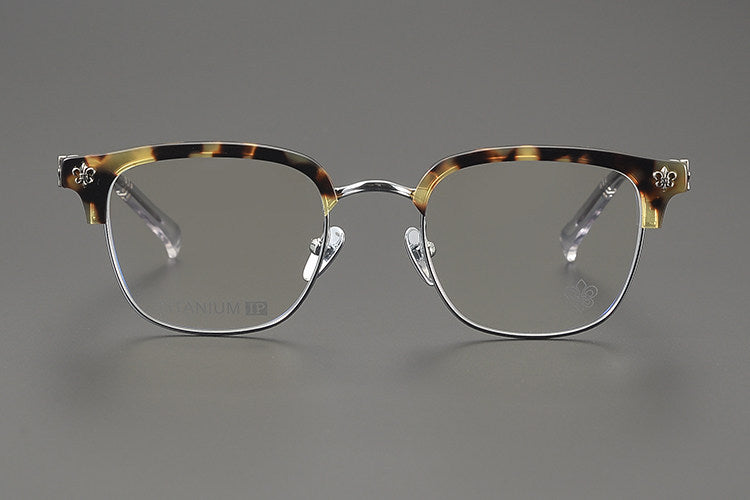 Chrome Hearts Hand-Engraved Vintage Browline Eyeglasses