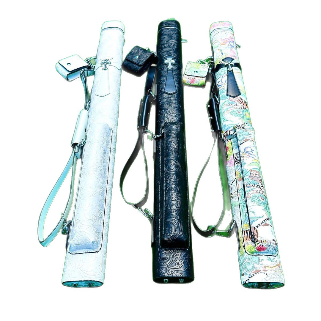 Chrome Hearts double-hole double-hole cue.