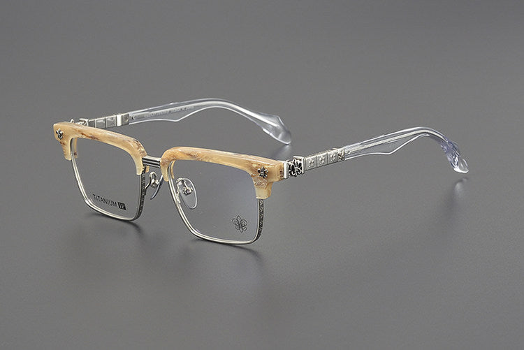 Chrome Hearts Style Hand-Carved Eyewear