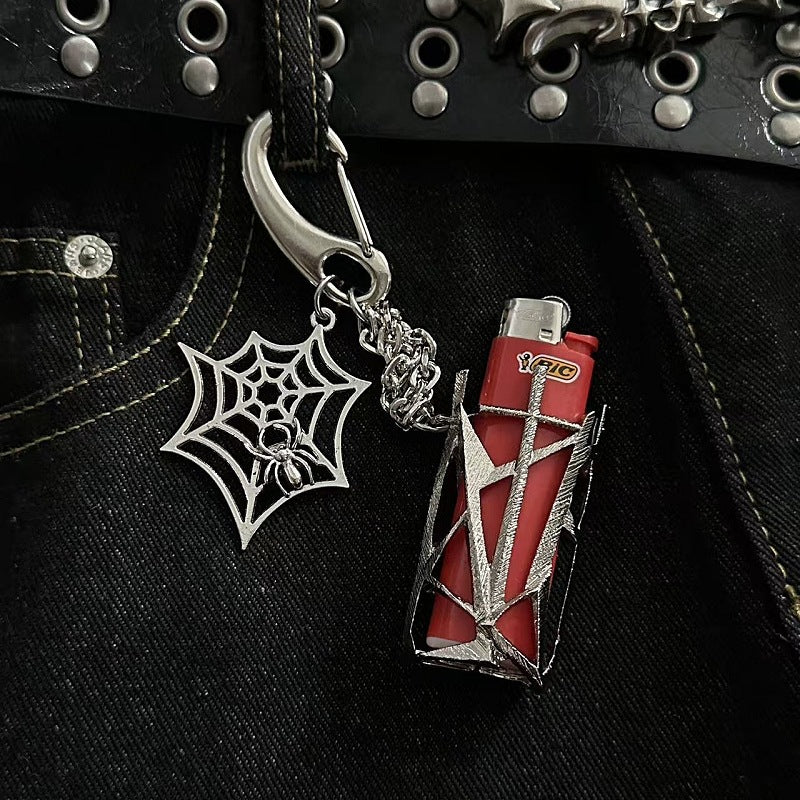Creative Lighter Case Punk Y2K Street Keychain