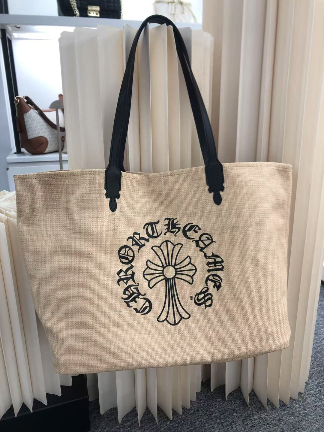 Chrome Hearts woven large capacity shoulder bag