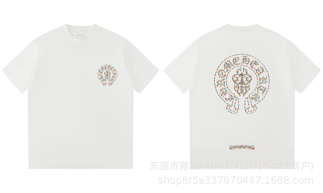 Chrome Hearts Sanskrit Print Short-Sleeve T-Shirt
