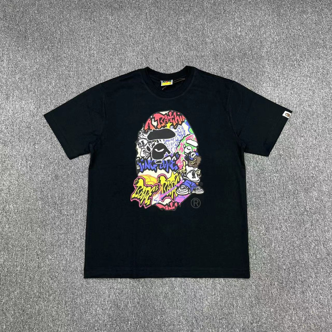 BAPE Ape print cartoon short-sleeved T-shirt
