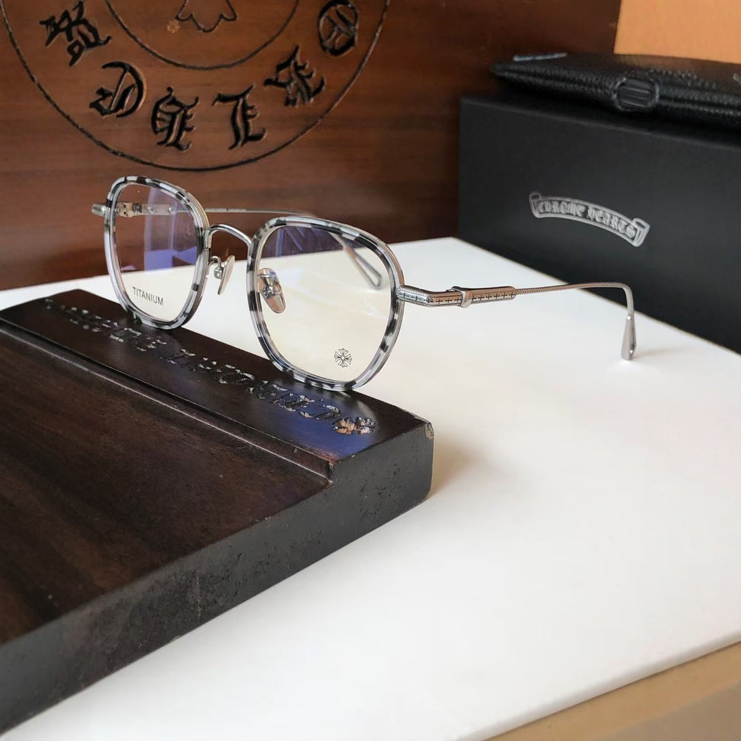 Chrome Hearts thin framed lightweight and artistic glasses