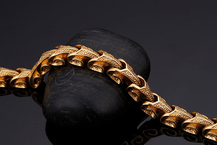 Dragon Bone Stainless Steel Bracelet