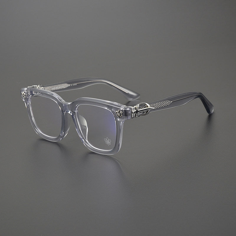 Chrome Hearts large frame clear lens glasses