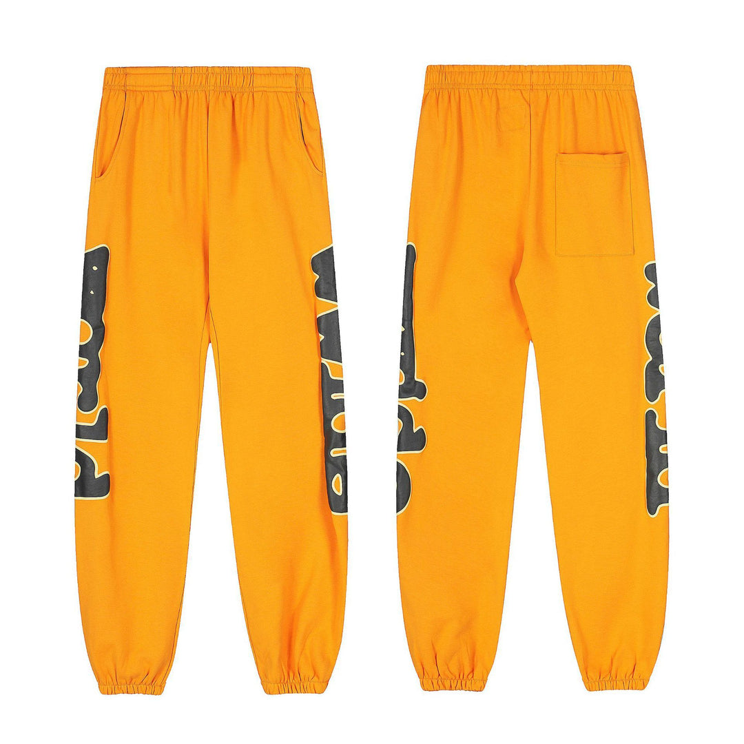 Sp5der555555 Spiderweb Foam Print Sweatshirt Set