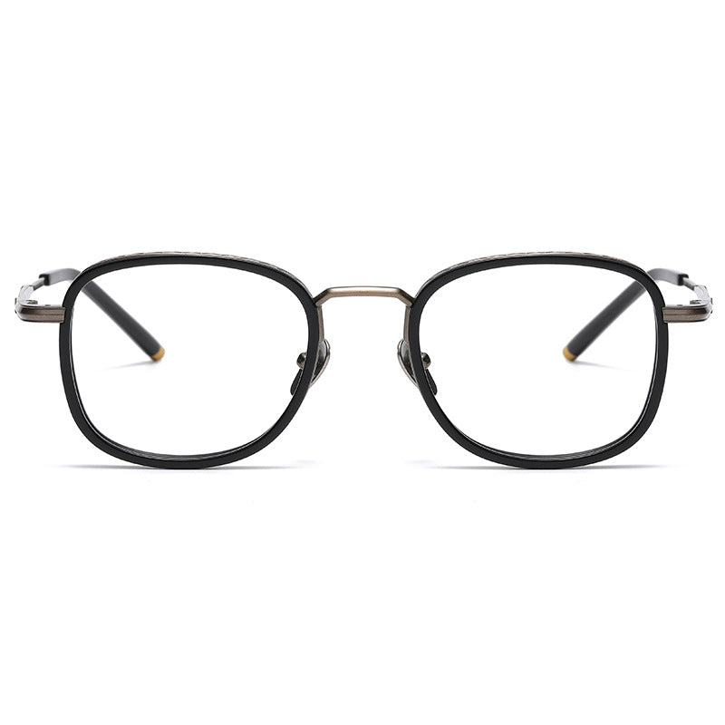 Full-frame square eyeglass frames for larger faces