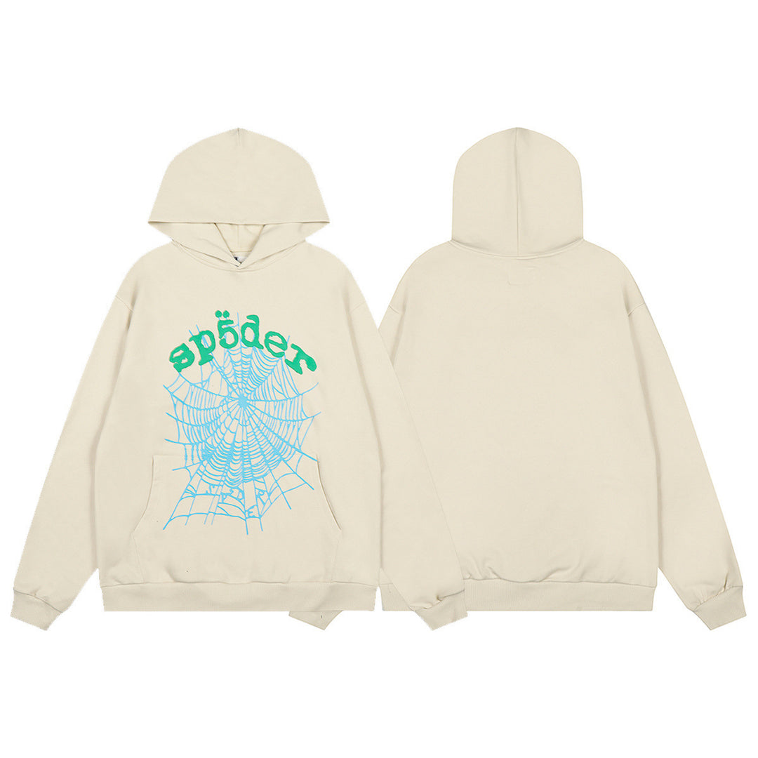 Sp5der555555 Spiderweb Foam Print Sweatshirt Set