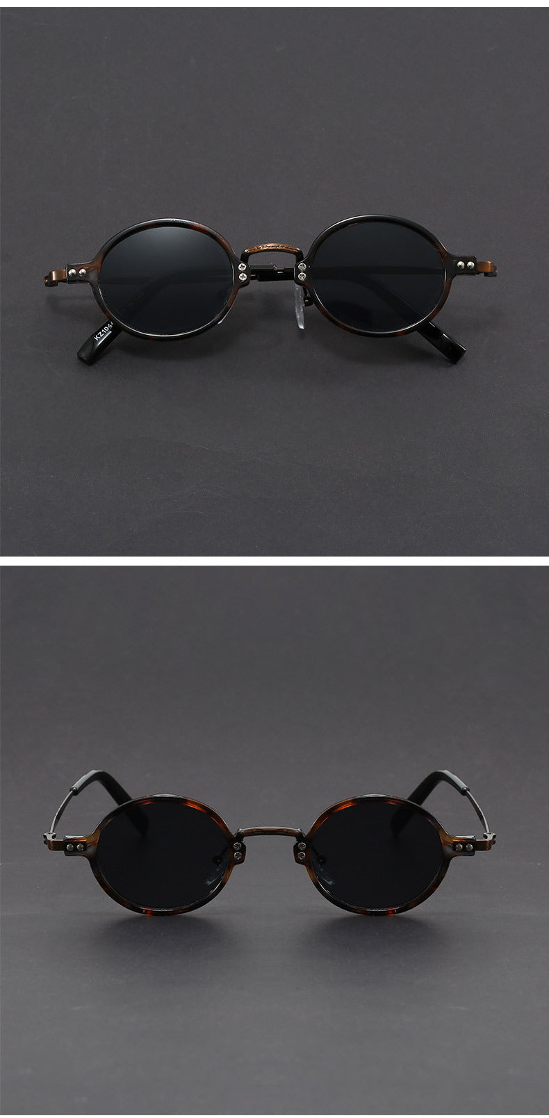 Japanese-style craftsmanship small round sunglasses