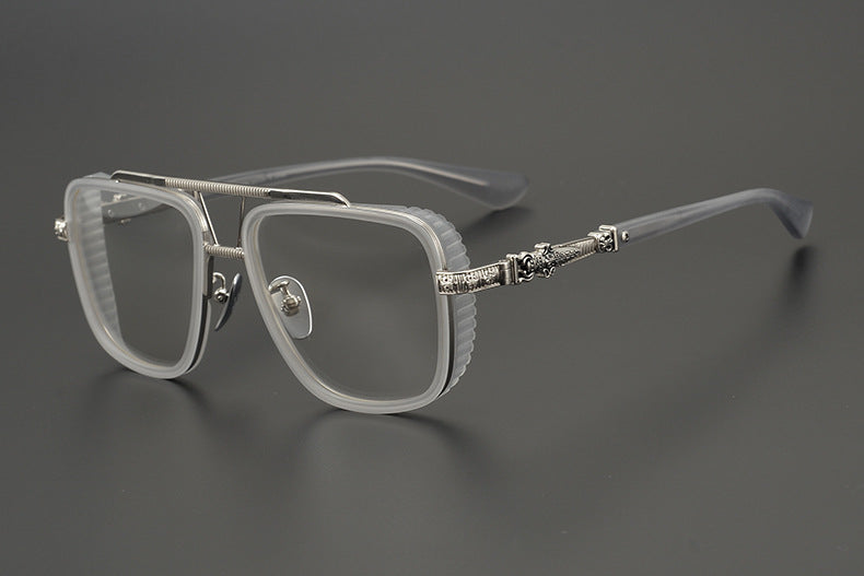 Chrome Hearts Double-Bridge Eyewear with Premium Engraving