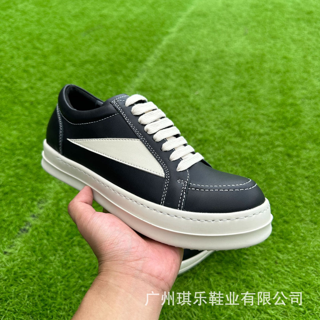 Little Triangle Genuine Leather Casual Skate Shoes