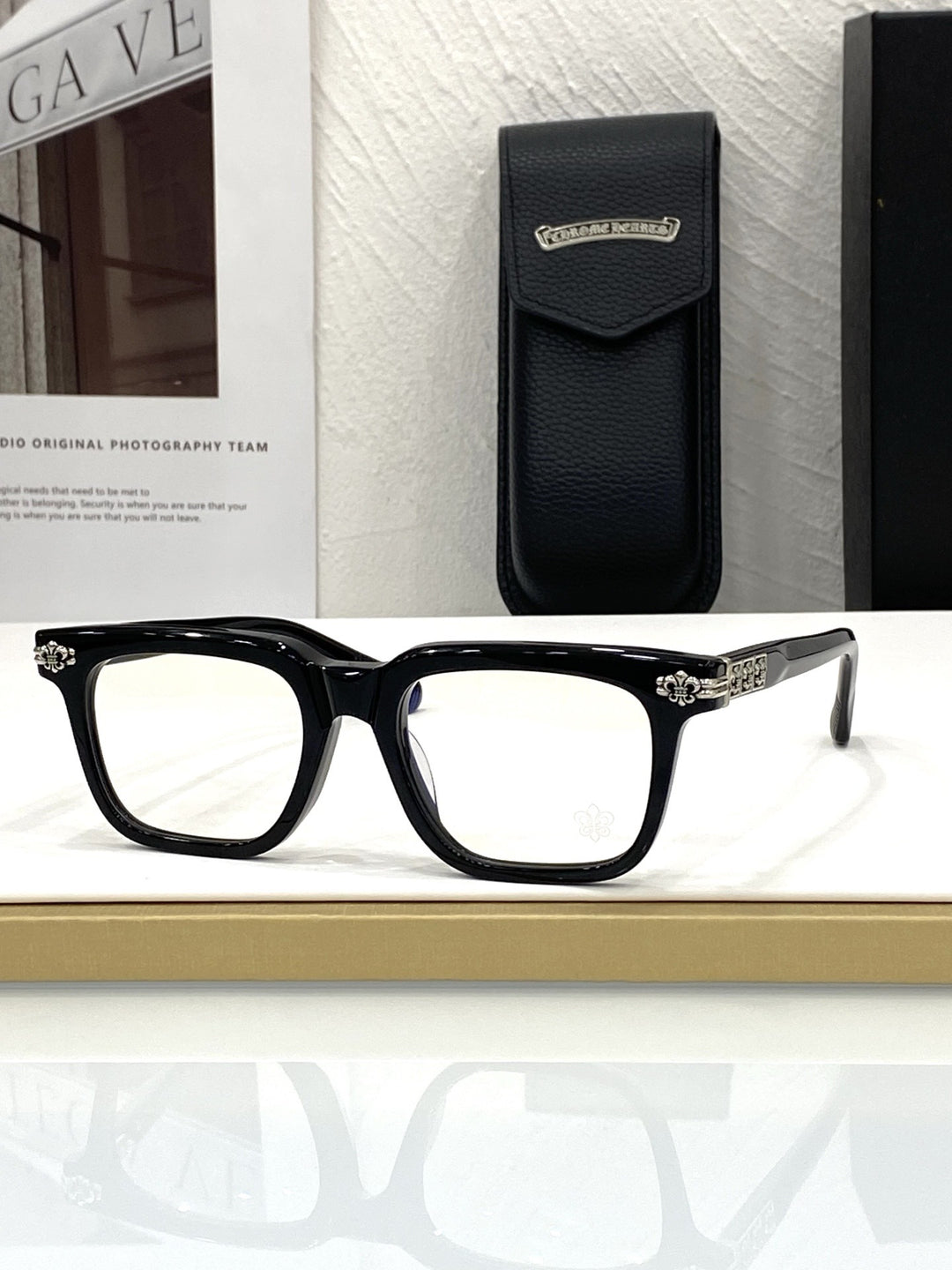 Chrome Hearts hand polished and manufactured glasses