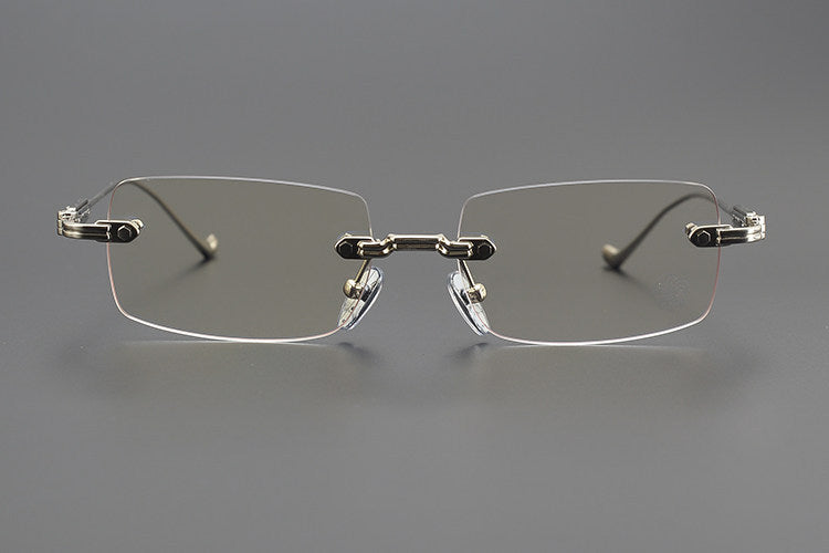 Chrome Hearts Engraved Rimless Frames