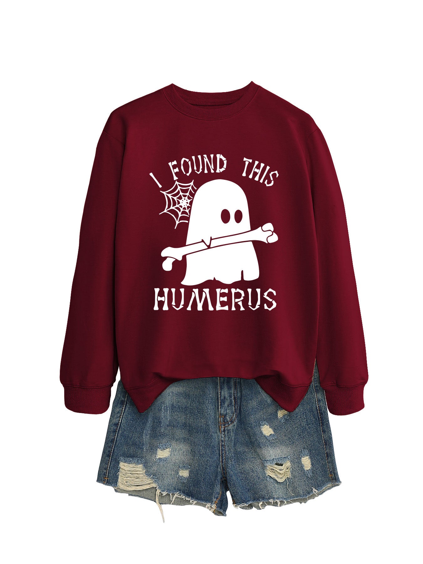 I FOUND THIS HUMERUS round neck sweatshirt