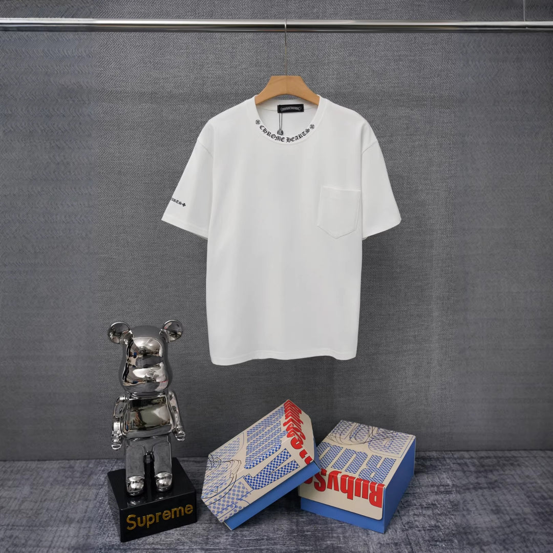 Chrome Hearts Summer Printed T-Shirt Short-Sleeve