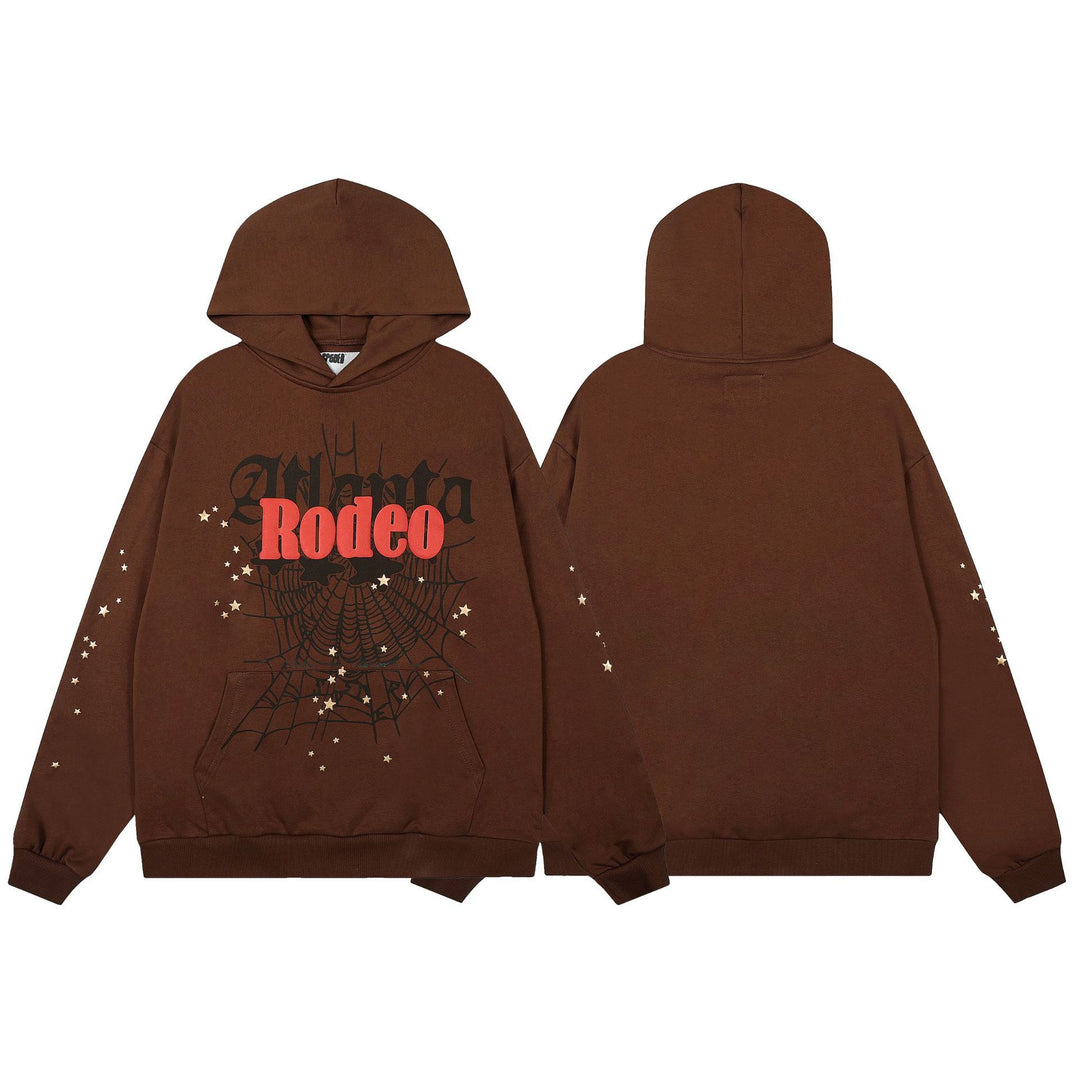 Sp5der555555 Spiderweb Foam Print Sweatshirt Set