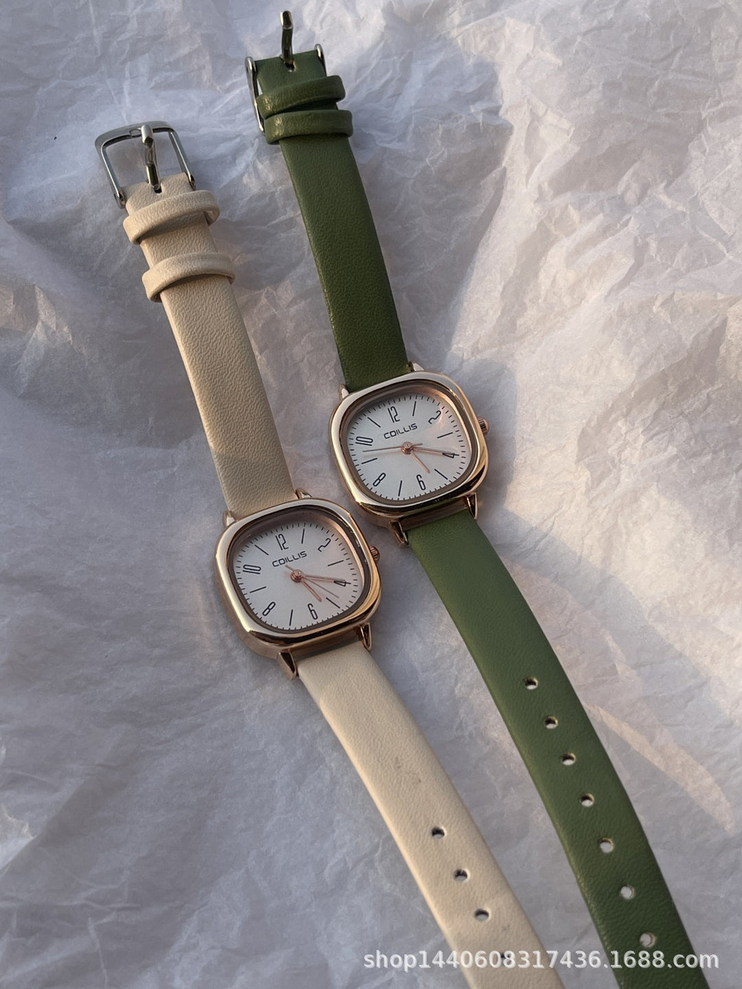 Retro British-Style Leather-Strap Watch for Students