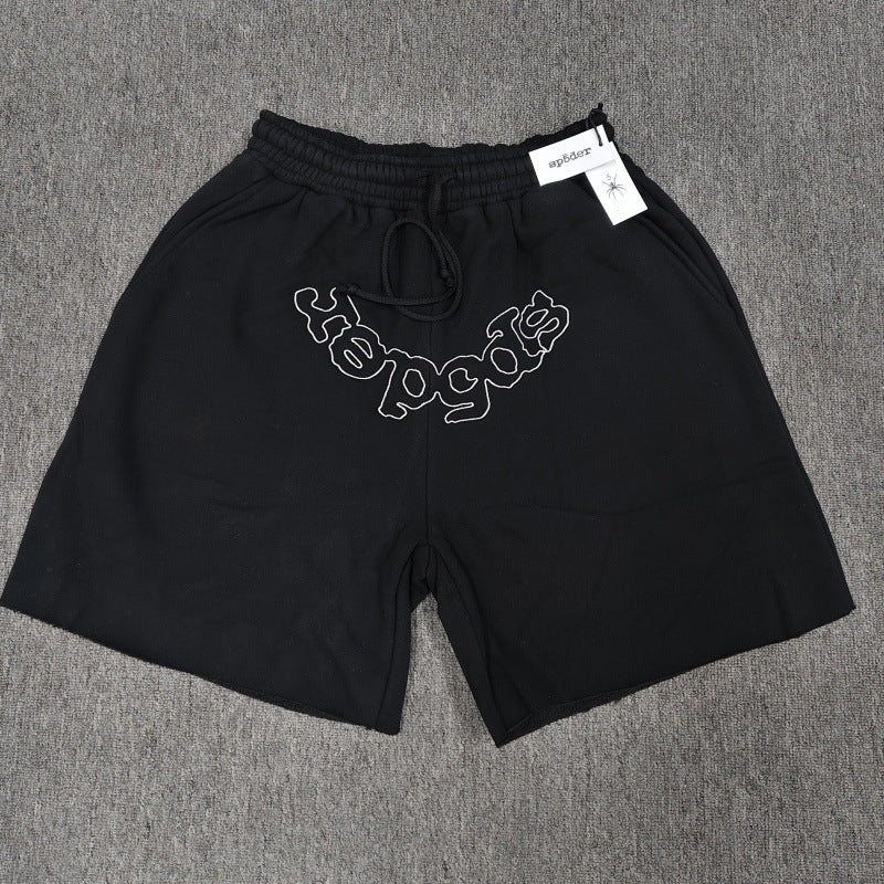 Sp5der retro drawstring basketball shorts