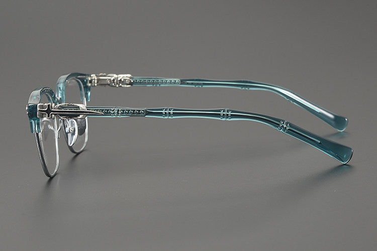 Chrome Hearts Hand-Engraved Vintage Browline Eyeglasses