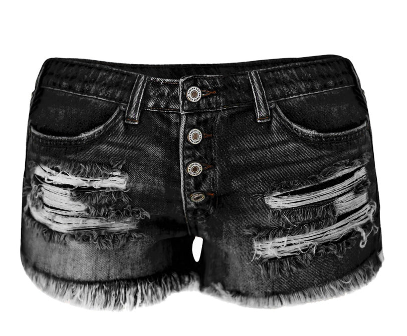 Trendy Distressed Denim Shorts for Women